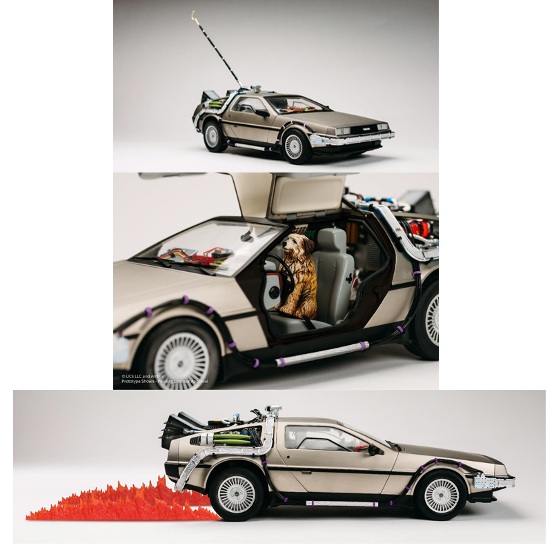 Back To The Future / Retour vers le Futur 1:10 Die Cast Delorean Replica